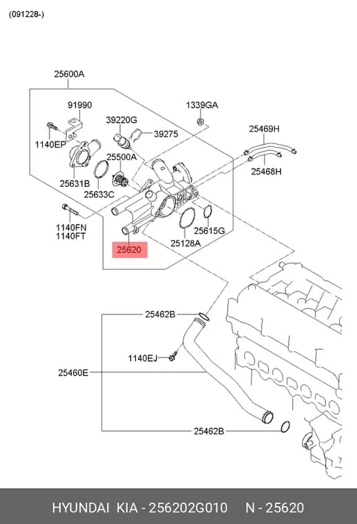 پوسته هوزینگ ترموستات