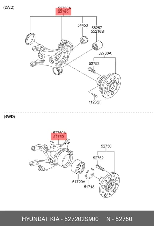 سگدست عقب راست IX35