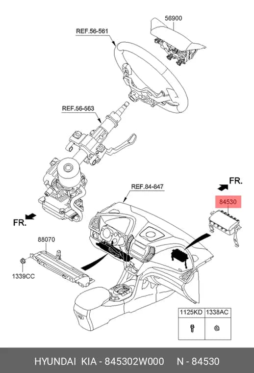 ایربگ داشبورد IX45