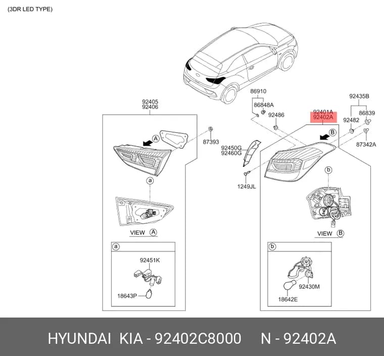 خطر عقب راست I20